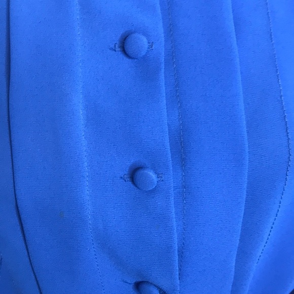 ZiZi petites Vintage blue dress - Picture 8 of 11